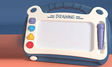 Plastic parts on toys